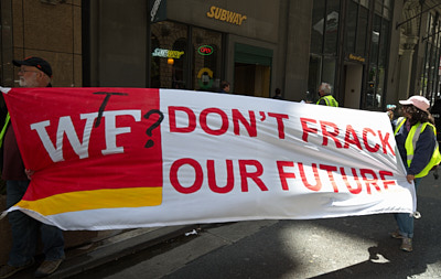 Climate Activists Occupy Wells Fargo Global Headquarters:April 25, 2022